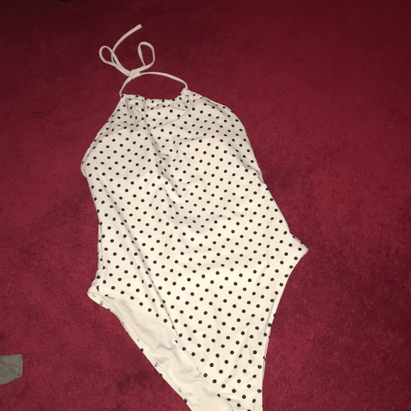Poka dot swimsuit - Picture 1 of 2